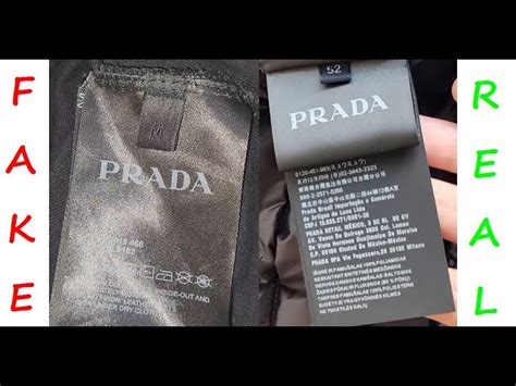 how to spot fake prada jacket|prada clothing authenticity check.